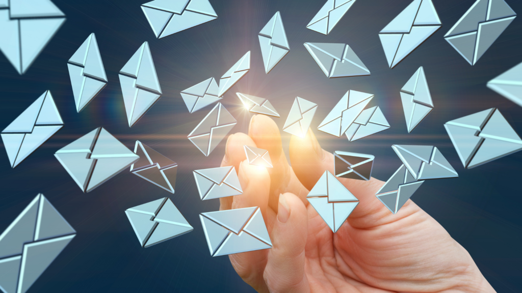 Many emails sent at once